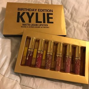 Kylie birthday edition matte liquid lipsticks